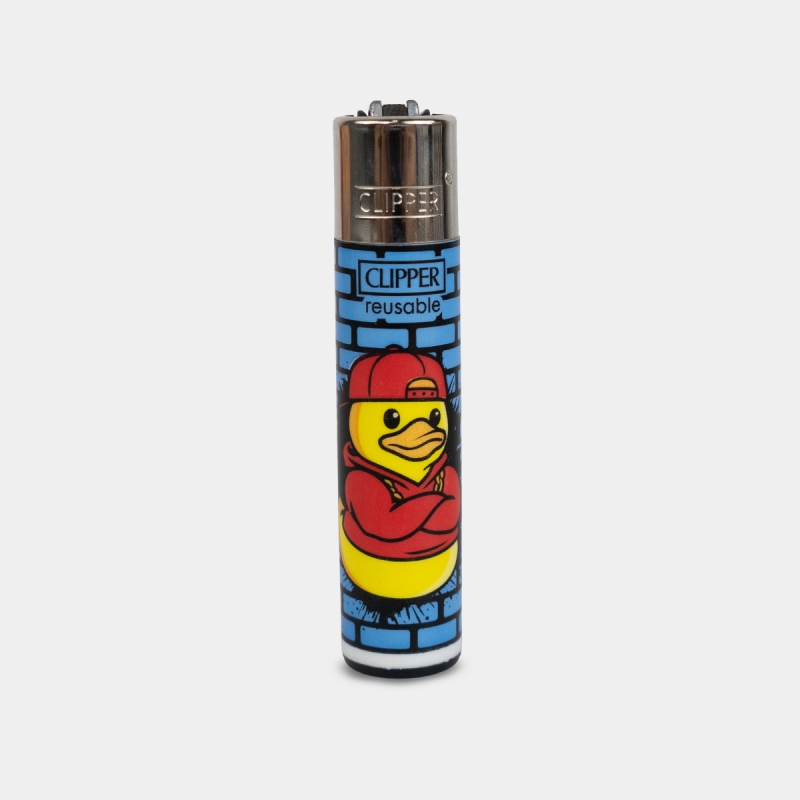 Clipper Cuack Style - Briquet rechargeable avec motif canards