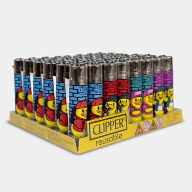 Clipper Cuack Style - Briquet rechargeable avec motif canards