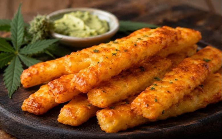 Fingers de fromage au cannabis au four