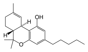 formule d'un type de cannabinoïde.