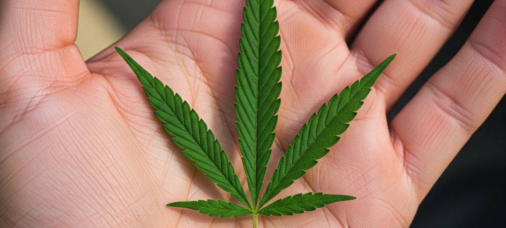 Feuille de cannabis ruderalis